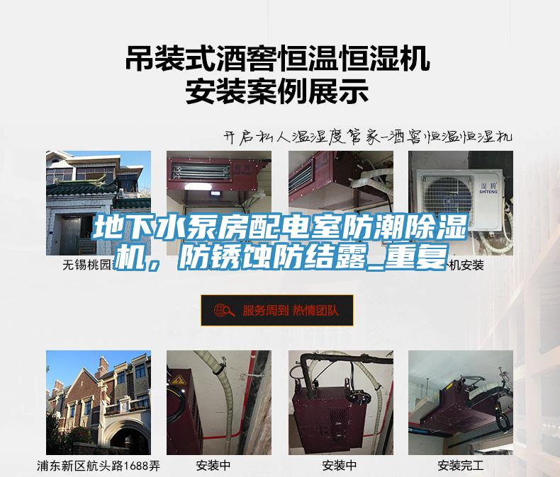 地下水泵房配電室防潮除濕機(jī)，防銹蝕防結(jié)露_重復(fù)