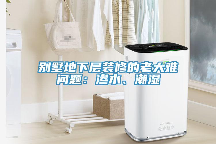 別墅地下層裝修的老大難問題：滲水、潮濕