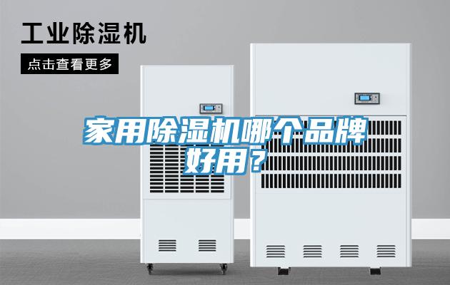 家用除濕機哪個品牌好用？