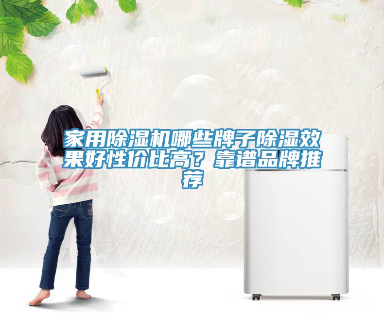 家用除濕機哪些牌子除濕效果好性價比高？靠譜品牌推薦