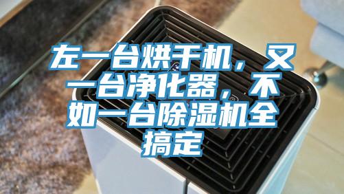 左一臺烘干機，又一臺凈化器，不如一臺除濕機全搞定