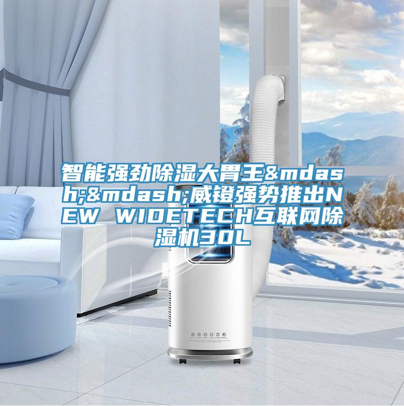 智能強勁除濕大胃王——威鐙強勢推出NEW WIDETECH互聯(lián)網除濕機30L
