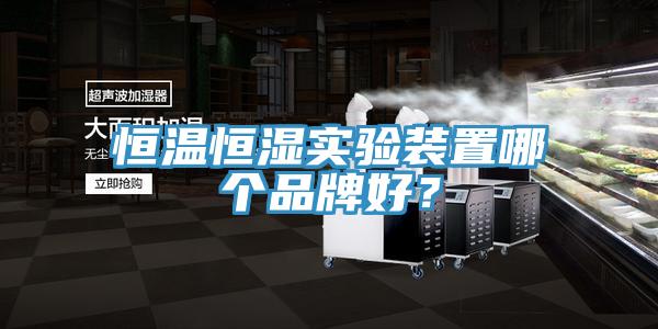 恒溫恒濕實(shí)驗(yàn)裝置哪個品牌好？