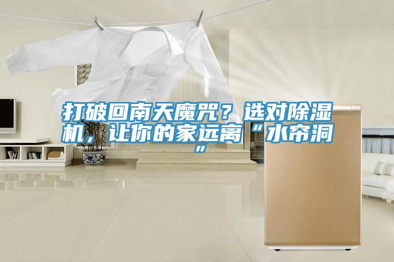 打破回南天魔咒？選對除濕機，讓你的家遠離“水簾洞”