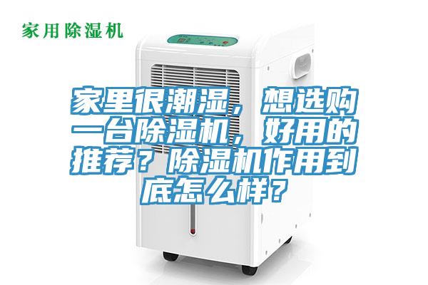 家里很潮濕，想選購(gòu)一臺(tái)除濕機(jī)，好用的推薦？除濕機(jī)作用到底怎么樣？