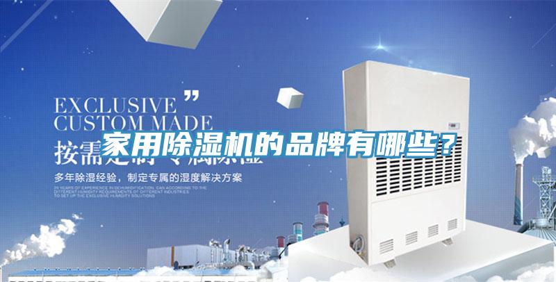 家用除濕機的品牌有哪些？