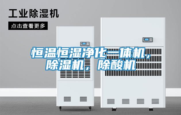 恒溫恒濕凈化一體機，除濕機，除酸機