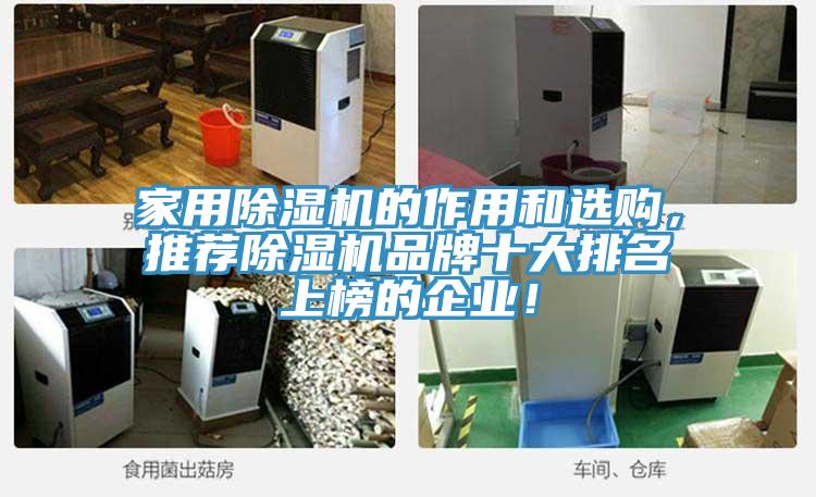 家用除濕機的作用和選購，推薦除濕機品牌十大排名上榜的企業(yè)！