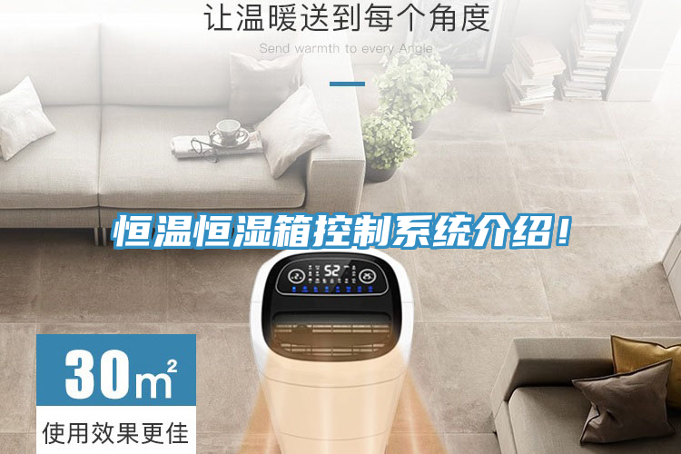 恒溫恒濕箱控制系統(tǒng)介紹！
