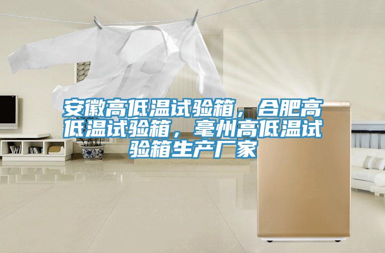 安徽高低溫試驗箱，合肥高低溫試驗箱，毫州高低溫試驗箱生產(chǎn)廠家