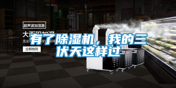 有了除濕機(jī)，我的三伏天這樣過