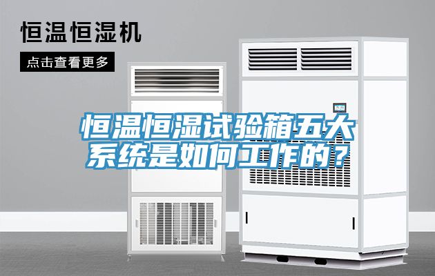 恒溫恒濕試驗(yàn)箱五大系統(tǒng)是如何工作的？