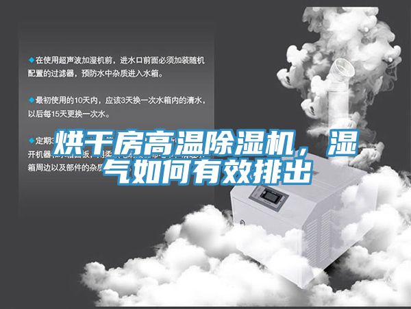 烘干房高溫除濕機，濕氣如何有效排出