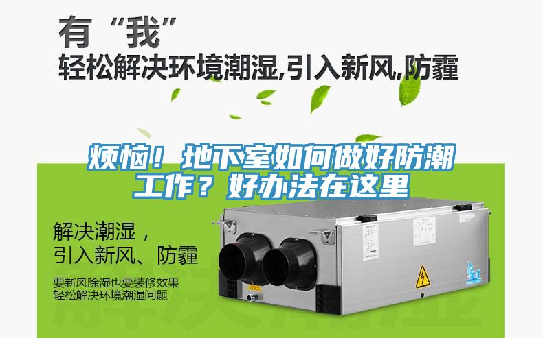 煩惱！地下室如何做好防潮工作？好辦法在這里