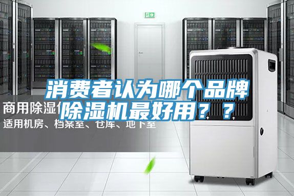 消費者認為哪個品牌除濕機最好用？？