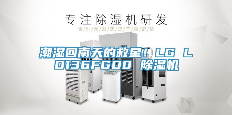 潮濕回南天的救星！LG LD136FGD0 除濕機(jī)