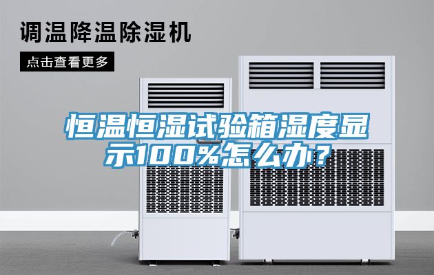 恒溫恒濕試驗箱濕度顯示100%怎么辦？