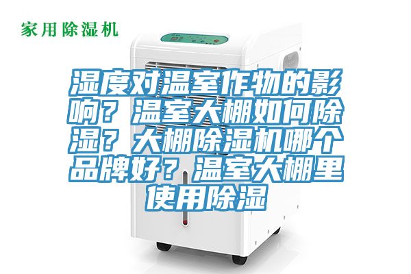 濕度對溫室作物的影響？溫室大棚如何除濕？大棚除濕機哪個品牌好？溫室大棚里使用除濕