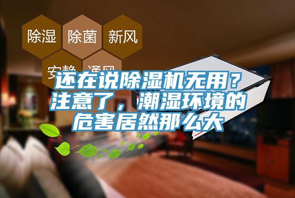 還在說除濕機無用？注意了，潮濕環(huán)境的危害居然那么大