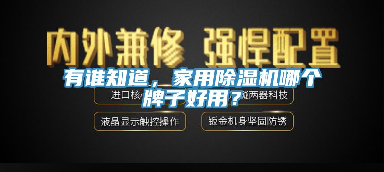 有誰(shuí)知道，家用除濕機(jī)哪個(gè)牌子好用？