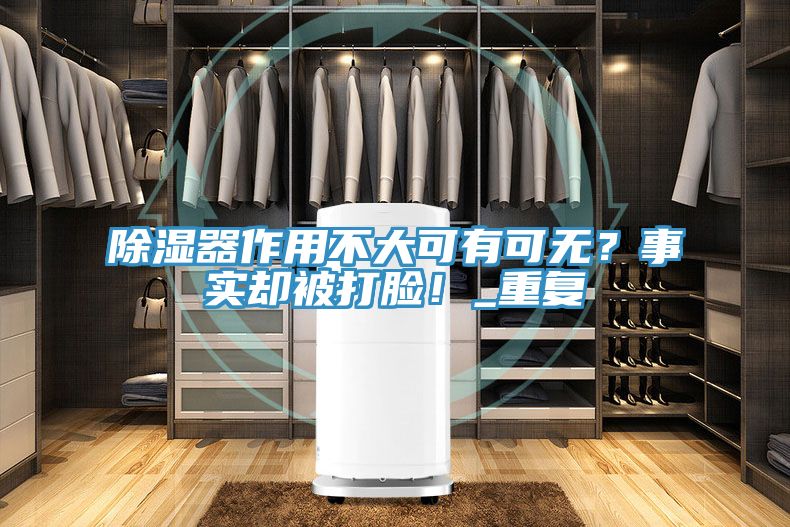 除濕器作用不大可有可無？事實(shí)卻被打臉！_重復(fù)