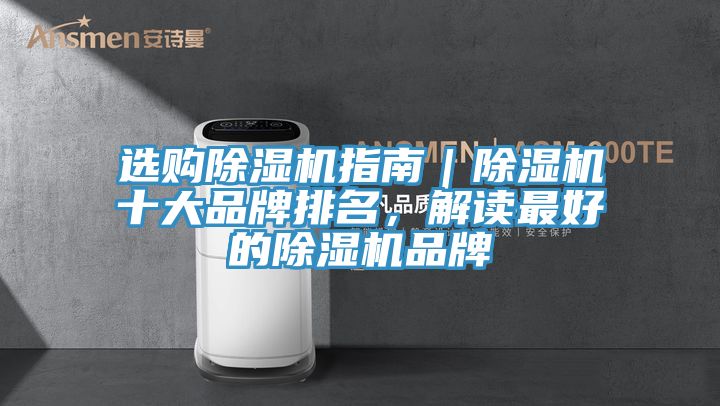 選購除濕機(jī)指南｜除濕機(jī)十大品牌排名，解讀最好的除濕機(jī)品牌