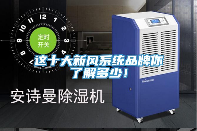 這十大新風(fēng)系統(tǒng)品牌你了解多少！