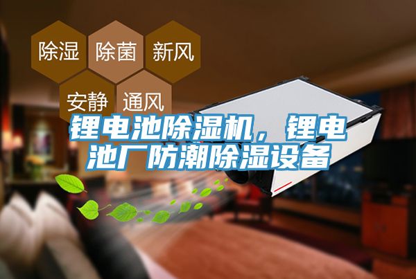 鋰電池除濕機，鋰電池廠防潮除濕設(shè)備