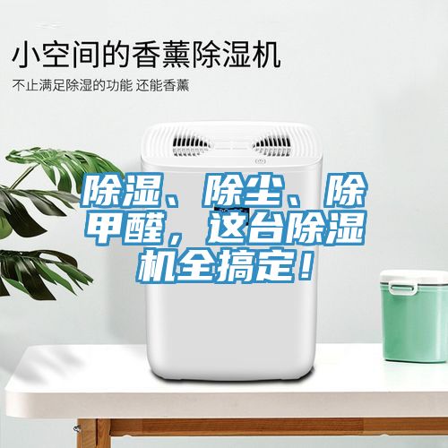 除濕、除塵、除甲醛，這臺除濕機全搞定！