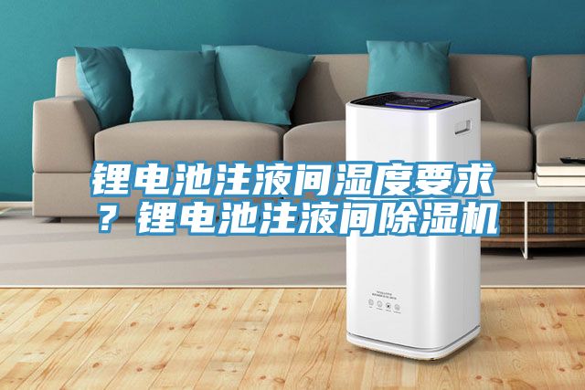 鋰電池注液間濕度要求？鋰電池注液間除濕機
