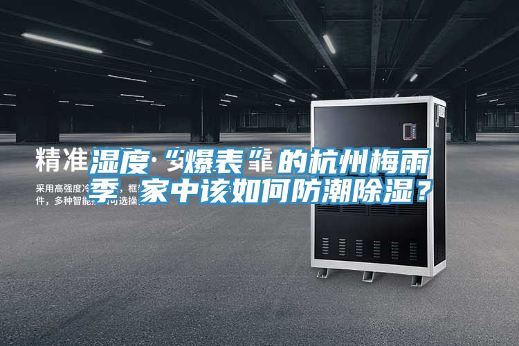 濕度“爆表”的杭州梅雨季 家中該如何防潮除濕？