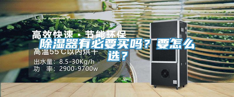 除濕器有必要買嗎？要怎么選？