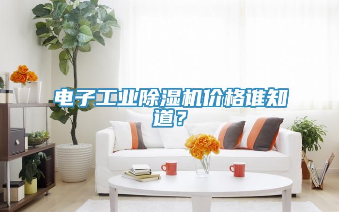 電子工業(yè)除濕機(jī)價(jià)格誰知道？