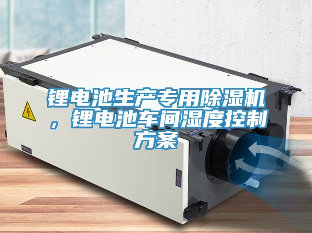 鋰電池生產(chǎn)專用除濕機(jī)，鋰電池車間濕度控制方案