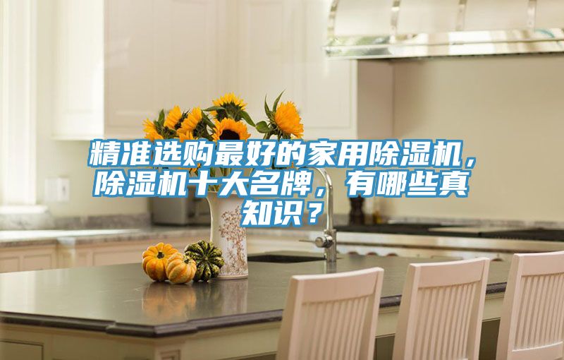精準(zhǔn)選購(gòu)最好的家用除濕機(jī)，除濕機(jī)十大名牌，有哪些真知識(shí)？