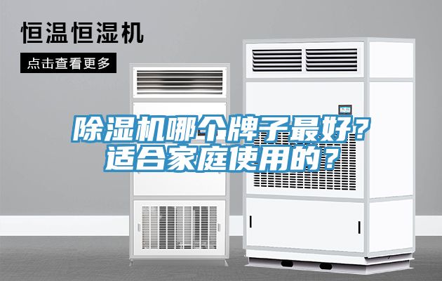 除濕機(jī)哪個(gè)牌子最好？適合家庭使用的？