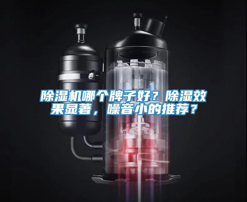 除濕機哪個牌子好？除濕效果顯著，噪音小的推薦？