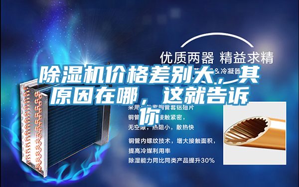 除濕機價格差別大，其原因在哪，這就告訴你