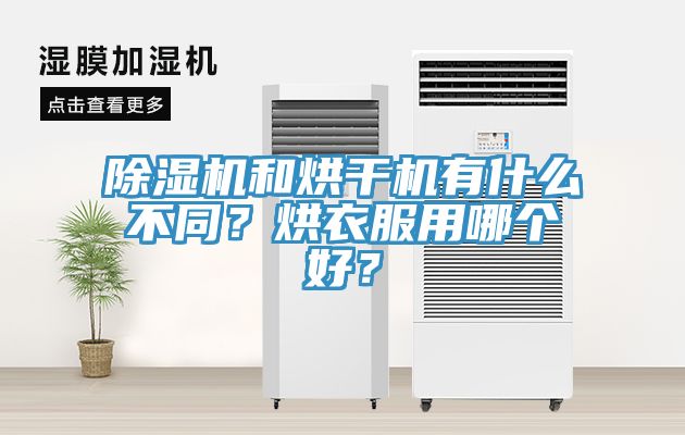 除濕機和烘干機有什么不同？烘衣服用哪個好？