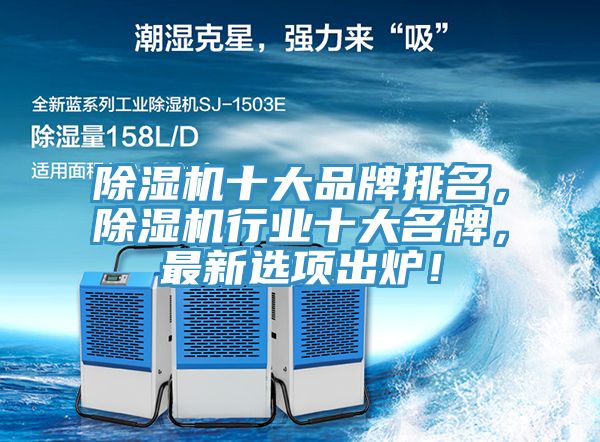 除濕機(jī)十大品牌排名，除濕機(jī)行業(yè)十大名牌，最新選項(xiàng)出爐！